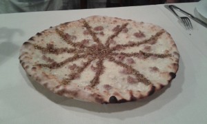 Pizza Gorgonzola al Pistacchio di Cristina Giontoni